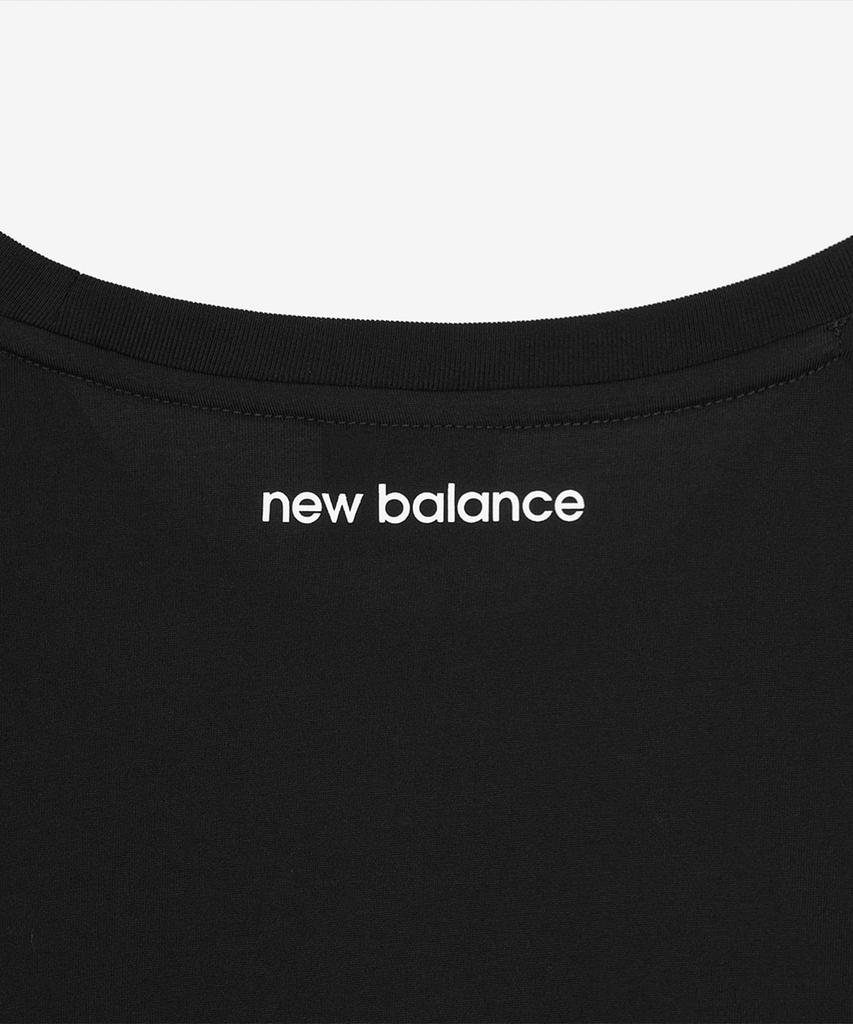 New Balance Nbnegco201 / Унисекс Essential Футболка с коротким рукавом и маленьким логотипом (черный)