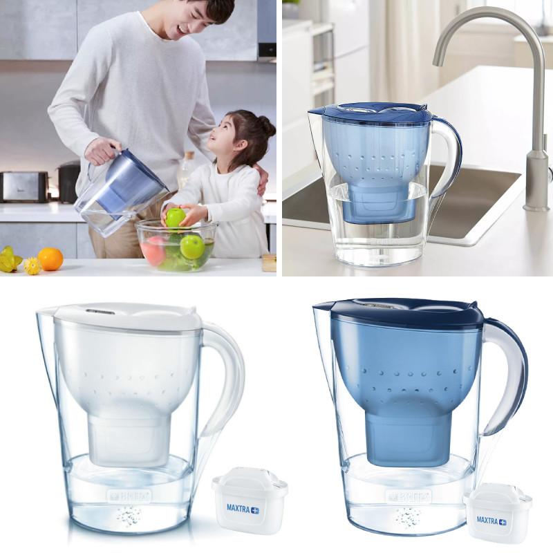 Кувшин для фильтрации воды Brita M3.5л Эффективная кухонная система очистки с фильтром из активированного угля