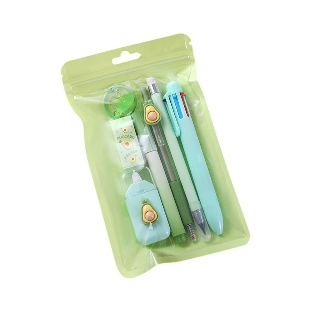 7 in 1 Stationery Set Complete Stationery Gel Pen Creative Pendant Students