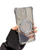 Электролитический противоударный чехол-подставка с зеркалом для iPhone 17/16 PRO MAX/15/14