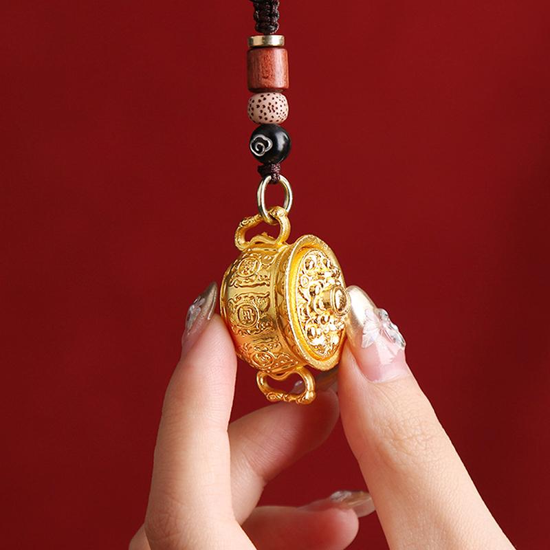 Двенадцать зодиаков имитация латуни сокровищница вращающаяся для мужчин и женщин подвесное украшение автомобильный брелок кулон