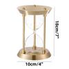 European Retro Empty Hourglass Sand Watch  Metal Sand Glass Timer DIY Home Office Desktop Decor Ornaments 2024 Newest Sandglass