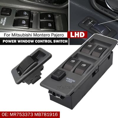 Для Mitsubishi Pajero V31 V32 Передний LHD Электрический переключатель стеклоподъемника MR753373 Переключатели главного контроллера Новые автозапчасти для замены