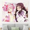 Тканевое панно Puella Magi Madoka Magica спальня общежитие аниме настенный декор волшебная девушка атмосфера домашний декор