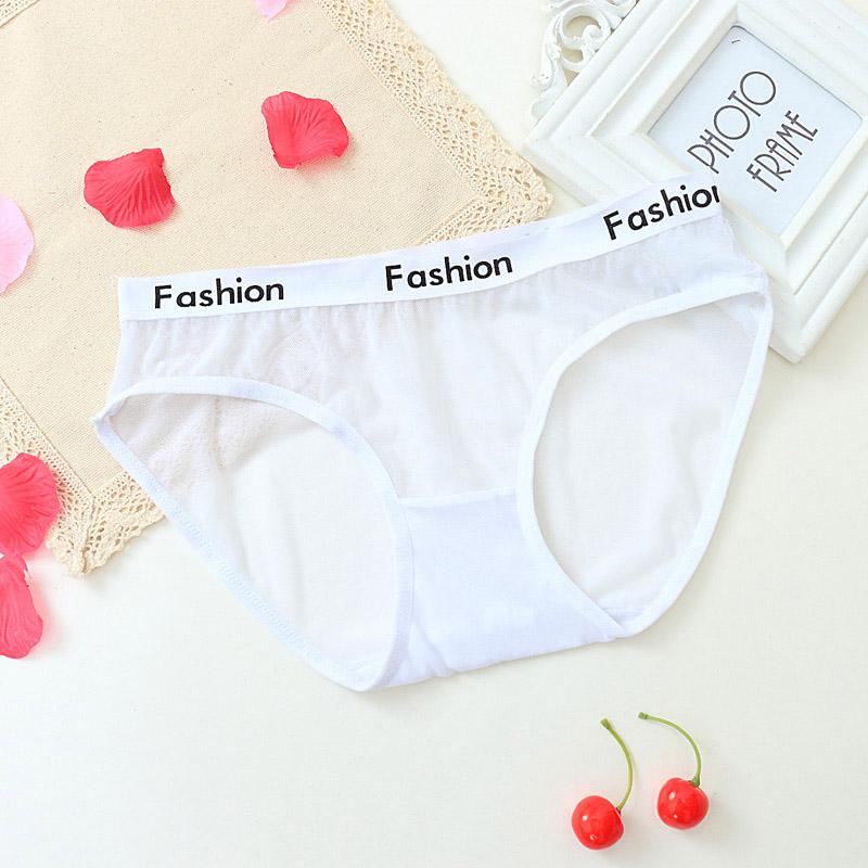 Сексуальные трусики для женщин, бесшовные трусы ikule, прозрачное нижнее белье из сетчатой ​​пряжи с низкой талией N04