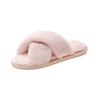2025 New Fashion Fur Slippers Women Indoor Light Warm Plush Home Slippers Woman Faux Fur Flat Heel Couple Slides Plus Size