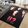 Band Portrait with U2 Logo suitable as a non-slip mat for the living room or bedroom sofa