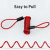 Creative Motorcycle Brake Disc Lock Scooter Reminder Cable Bicycle Spring Rope Bag Anti-Theft Cable Protection Alarm Locks