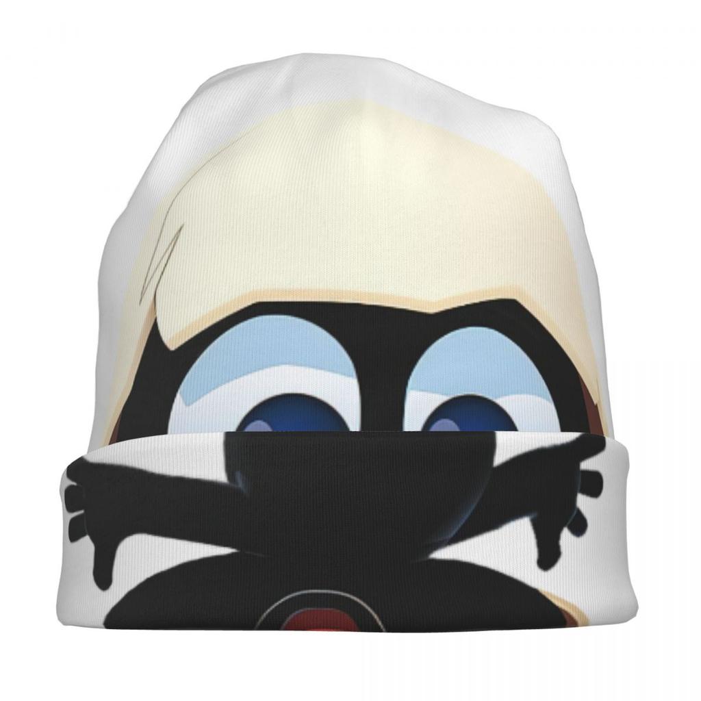 Cute Calimero Bonnet Hats Fashion Ski Cartoon Skullies Beanies Hat Unisex Warm Dual-use Cap