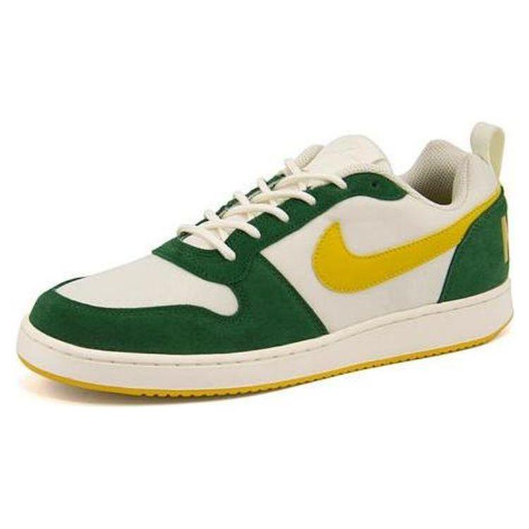 Nike Court Borough Low Premium нескользящие прочные низкие кроссовки для скейтбординга мужские кроссовки белые зеленые желтые 844881-100
