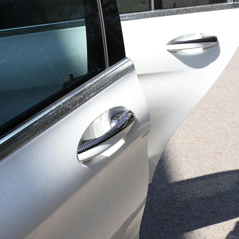 Для Mercedes Benz GLC X253 C Class W205 E Class W213 Углеродное волокно ABS Хромированная дверная ручка Накладка Левый руль