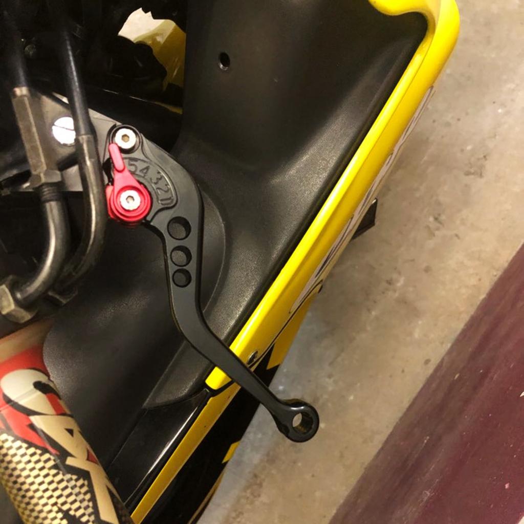 Motorcycle Double Disc Brake Universal CNC Aluminum Double Disc Brake Handle Lever Motorbike Modification Accessories