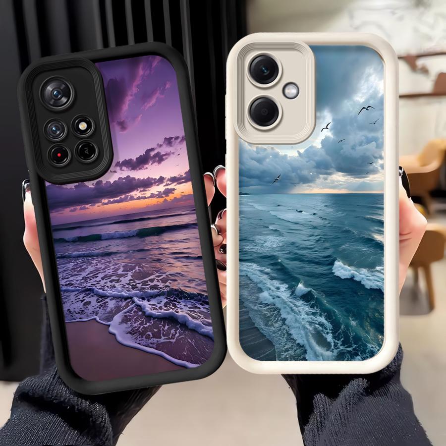 Чехол «Пейзаж Закатного Побережья» для телефона Xiaomi Poco F8 X3 NFC X3 Pro C51 C50 C61