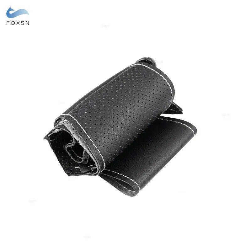 Оплетка на руль для Mazda 3 Axela CX-30 CX30, автомобильный интерьер, рулевое колесо, перфорированный кожаный чехол из микрофибры