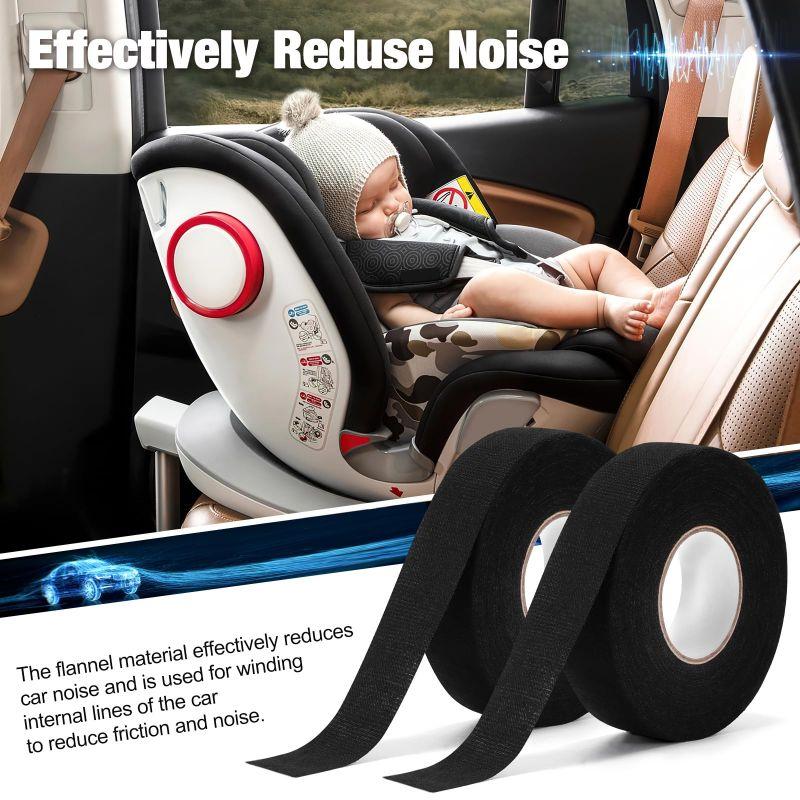 Автомобильная фланелевая самоклеящаяся лента для жгутов проводов, защита от дребезжания, самоклеящаяся фетровая лента, инструменты для авторемонта
