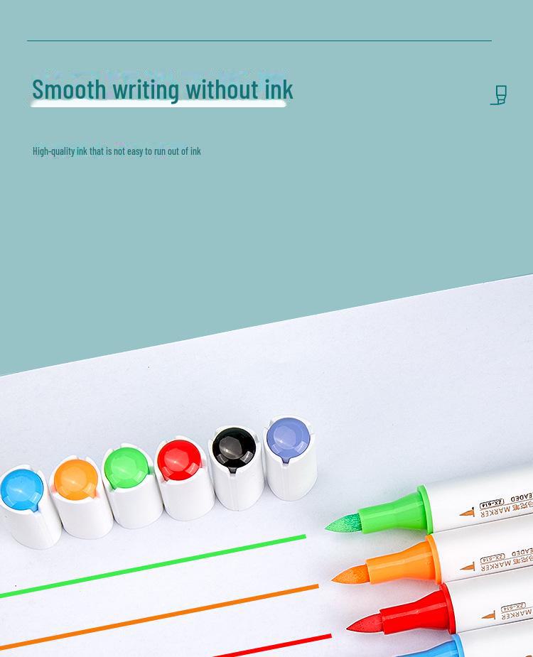 Набор акриловых маркеров с двумя наконечниками, 36/48/60/72 цвета — идеально подходит для рисования, граффити и акварели