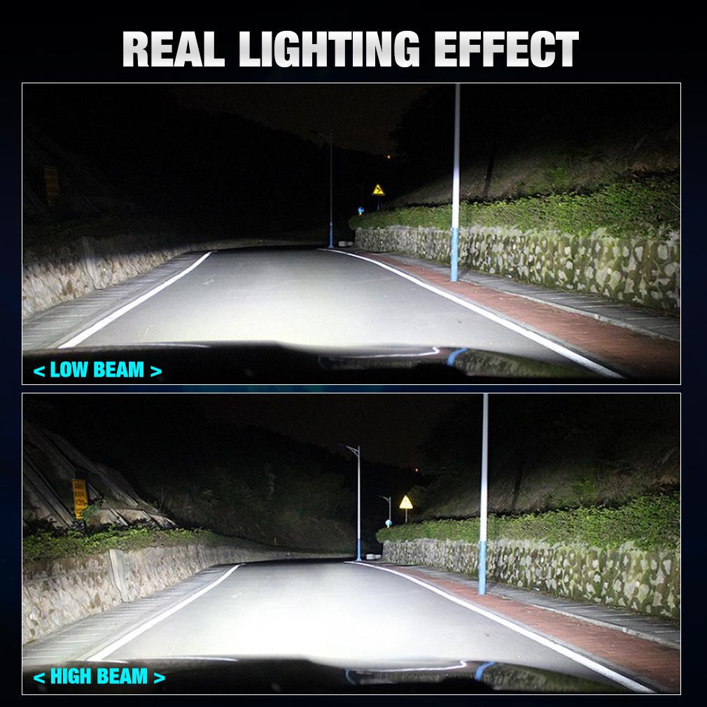 2Pcs H7 H4 Led Headlight Bulbs 6500K H1 H8 H11 Led 9005 HB3 9006 HB4 Auto Lamp 9012 Hir2 High Power 120W 60000LM Canbus CSP Chips Headlamp