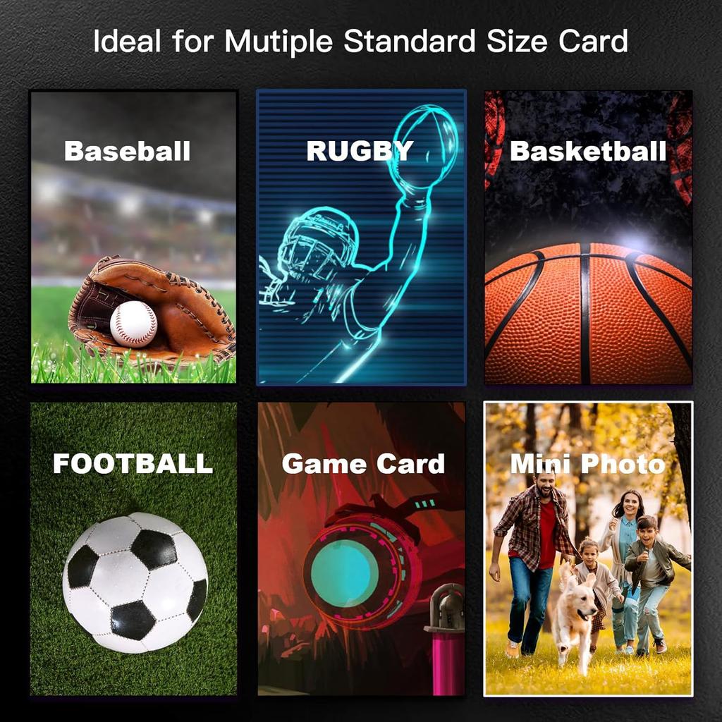 500 Count Card Sleeves for Trading Cards, Matte Deck Guard Card Sleeves, Card Protectors Sleeves for MTG, Baseball/Sports Cards, Yugioh Card, Game