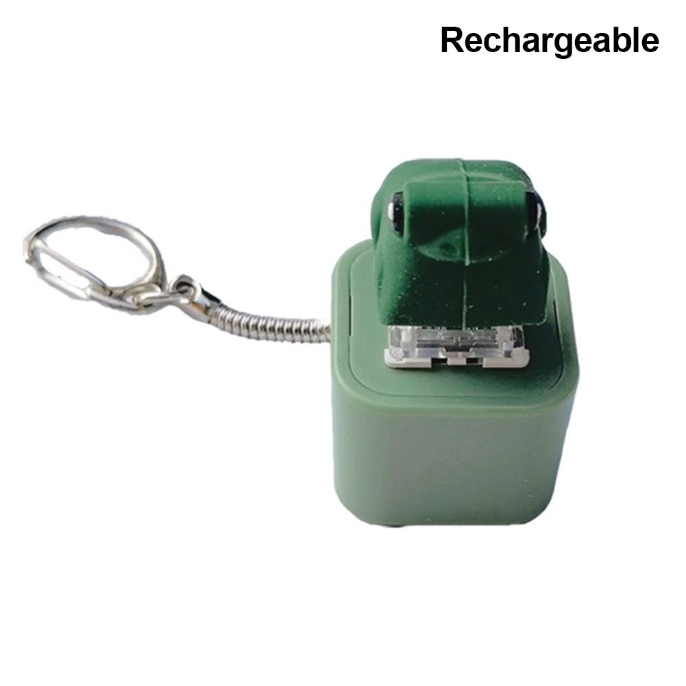 Забавный брелок в виде квакающей лягушки, перезаряжаемый брелок со звуком лягушки/свиньи/собаки/кошки, клавиатурный фиджет-кликер, брелок со светодиодом для снятия стресса