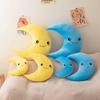 Whimsical Moon Pillow For Kids Premium Plush Stuffed Cushion With Soft Pp Cotton Filling For Cozy Snuggles