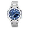 Edifice Аналогово-цифровые Нержавеющая сталь Синий циферблат Солнечные ECB-2300D-2A 100M Мужские часы