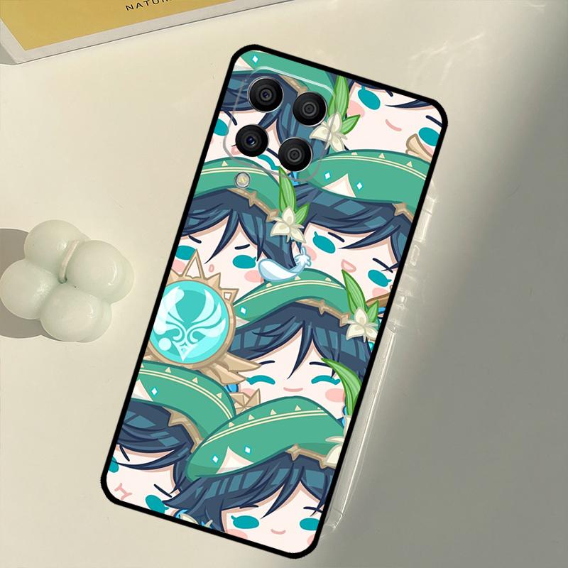 Милый Мультяшный Genshin Impact Для Samsung Galaxy M15 M35 M21 M16 M06 M33 M13 M53 M11 M31 M55 M14 M34 M54 M12 M32 M52 Чехол