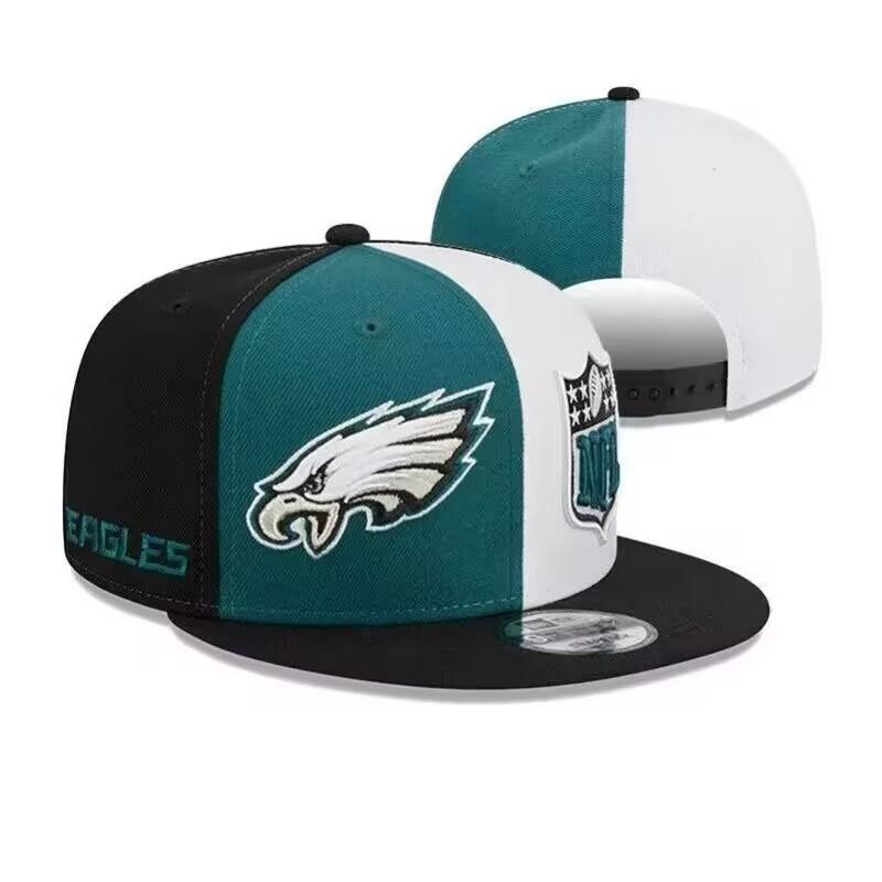 Unisex Embroidered Flat Brim Baseball Cap NFL Team Style Outdoor Sun Hat