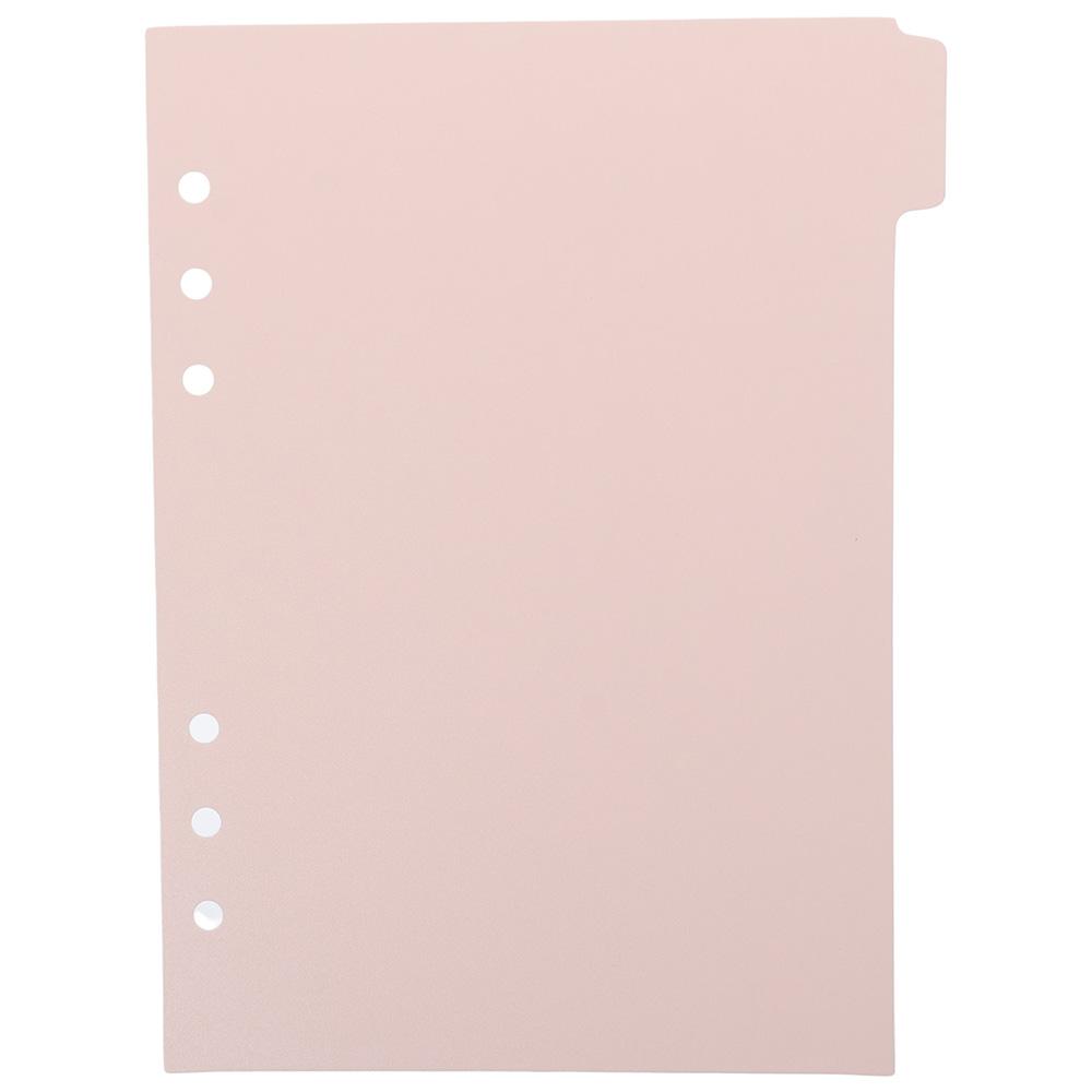 6 PCS 6 Ring Binder Divider 6 PCS Binder Index Dividers Planner Index Page Tabs Home