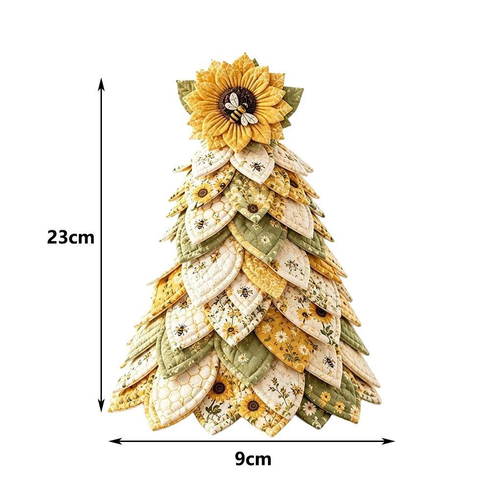 Pre Cut Fabric Quilted Christmas Tree Layered 3D Fabric Patchwork Kit  Christmas Decor