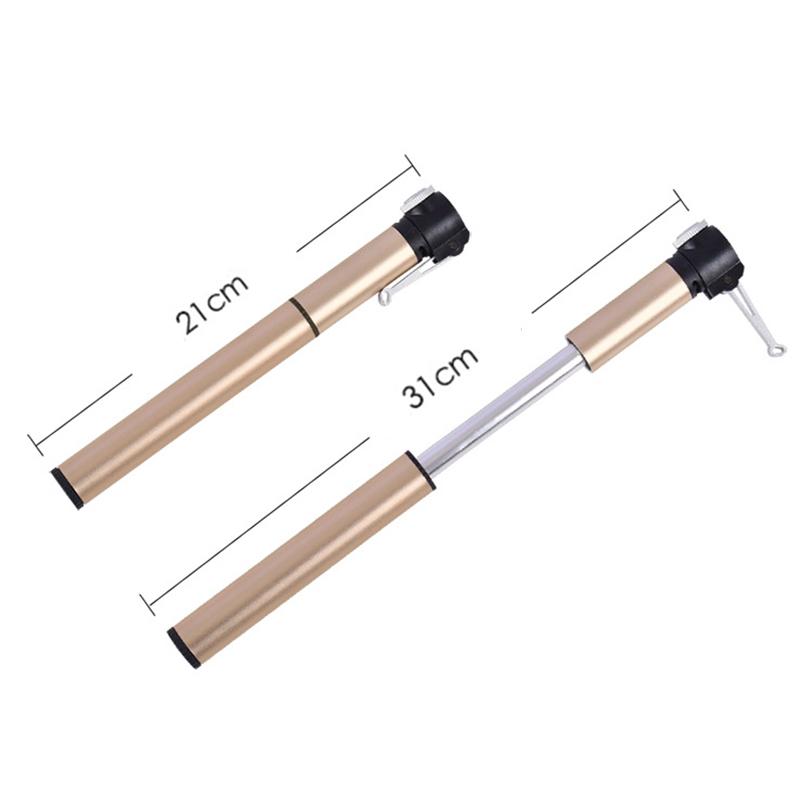 Bicycle Pump Mini Portable MTB Road Bike Pump Aluminum Alloy Cycling Inflator Presta Schrader Valve Hose Pumps Bicycle Pumb