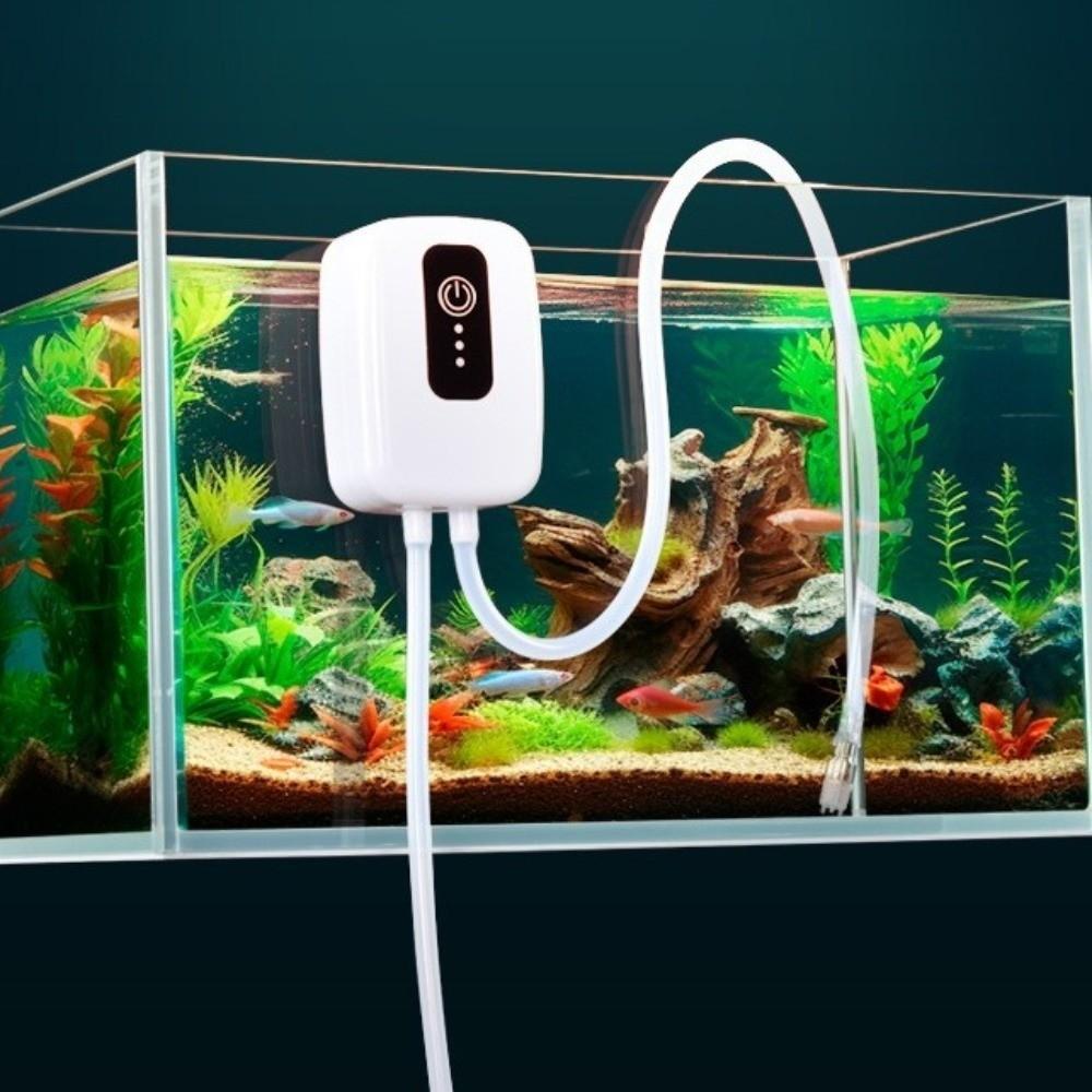 Mute Fish Tank Water Changer Mini Electric Suction Drainer Siphon Pump  Aquarium Maintenance