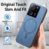 Чехол для Magsafe Magnetic Luxury Leather Panel Back Cover для Xiaomi 14 Ultra Mi14 Pro 13T 13 T Pro 5G Anti-Scratch Wireless Charging Shell
