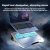 Охлаждающая подставка для ноутбука Ice Demon с воздушным охлаждением и RGB-подсветкой, 3 вентилятора, радиатор, подставка, подходит для ноутбуков 12,1-17,3 дюйма