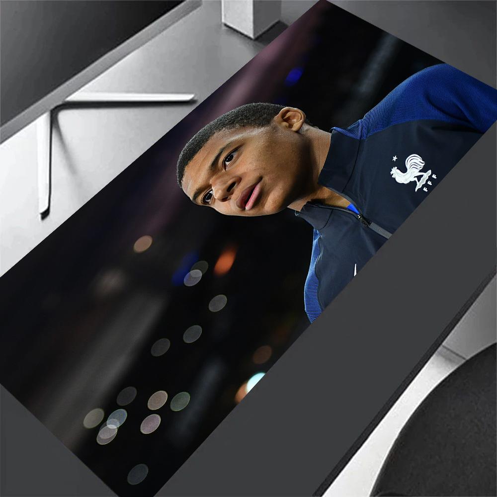 France Football Star Gaming Mouse Pad Desk Mouse Pad Computer Desk Mat Non-Slip Rubber Base Gaming Accessories Ideal Gift for Gamers