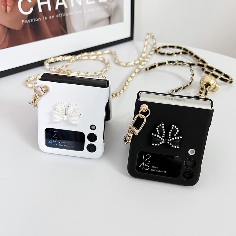 Регулируемый чехол для телефона со шнурком через плечо для Samsung Galaxy Z Flip 3 Zflip 4, складной чехол