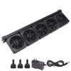 Fish Tank Cooling Fan Mini Adjustable Wind Speed 5 Heads Aquarium Fan for Fish Tank Aquarium