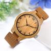 JewelryWe Waterproof Analog Watch with Leather Strap Popular Fashion Watch for Business and Casual Occasions Perfect Gift for or as a Gift for Your