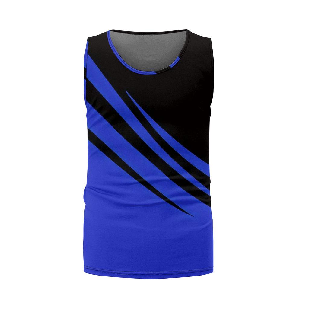 Mens Summer Surf Beach Tank Top  Casual Breathable Sleeveless Top Loose Print Tank Top