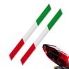 Italian Flag Sticker for Car, Truck Decor Sticker, 3D Car Bumper Decal, Car Window Adhesive Graphic Bike Truck