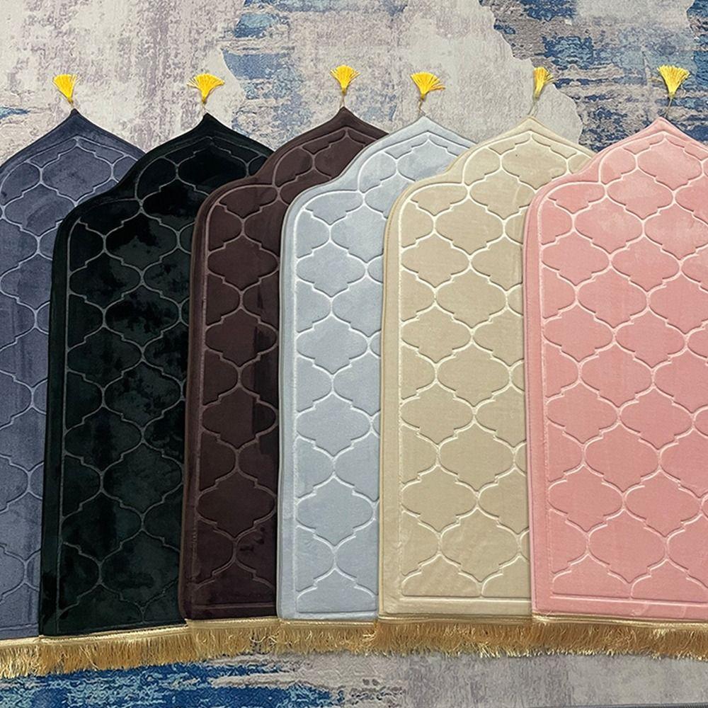 Non-slip Prayer Mat Irregular Floor Carpets Portable Prayer Rug