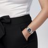 Tissot Женские часы с кварцевым механизмом, водозащитой 100 м, синим циферблатом, корпусом из нержавеющей стали 28 мм T22.1.386.41