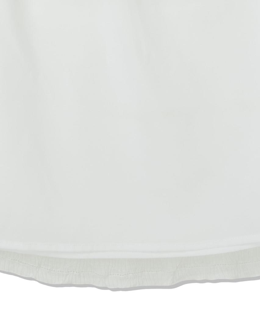 Юбка Penfield с вышивкой и сборками, многоярусная, белая_Fs2Ws31F