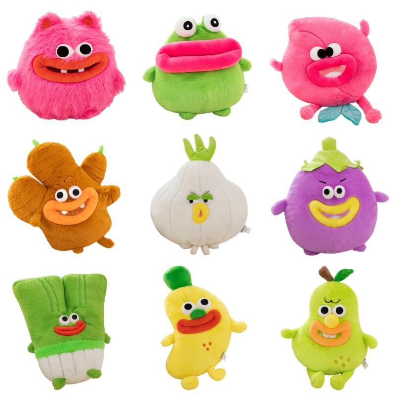 Fruit Cartoon Vegetable Plush Toy Doll Decoration Multiple Patterns Kids Gift