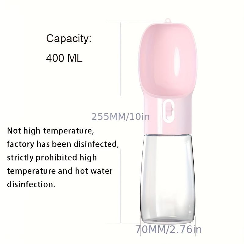Portable Dog Water Bottle - Leakproof Pet Drinking Bottle with Bowl for Travel and Outdoor Activities