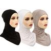 3PCS Muslim Inner Cap Hijab For Women Solid Underscarf Hijab Undercap Scarf Turban Hat Islamic Hijabs Ready To Wear Headcover