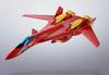 TAMASHII NATIONS R Macross 7 Kai Fire Valkyrie 150mm Painted Movable Figure HI-METAL VF-19 Approx. PVC&ABS&Diecast