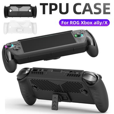 Защитный чехол из ТПУ для ROG XBOX Ally/ X Игровая консоль Эргономичный чехол-накладка с подставкой Ударопрочный защитный чехол