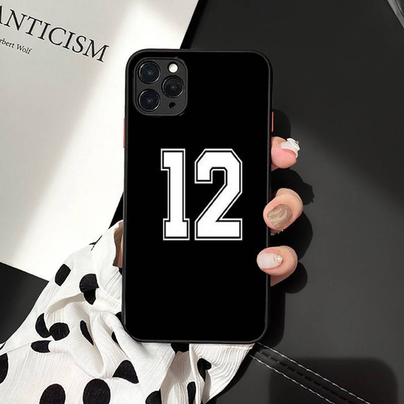 Чехол для телефона «Футбольный счастливый номер и буква» для iPhone 13 11 8 7 6 6S Plus 7 8 plus X XS MAX 5S XR 12 11 Pro max se 2020 Funda