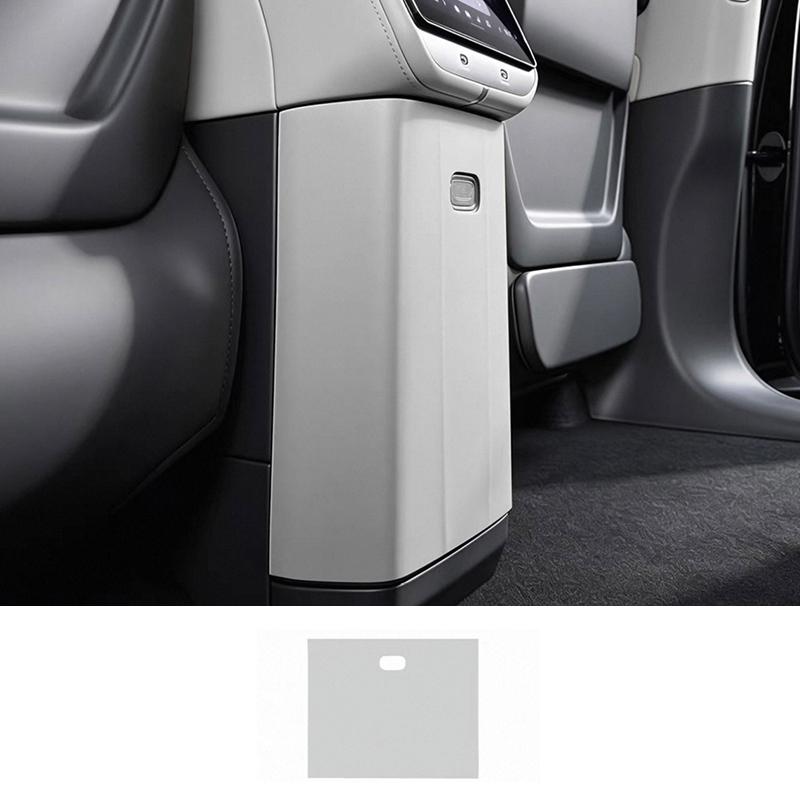 For Zeekr 8X 2026 Rear Refrigerator Panel Decoration Sticker Leather Anti kick Protective Interior Accessories