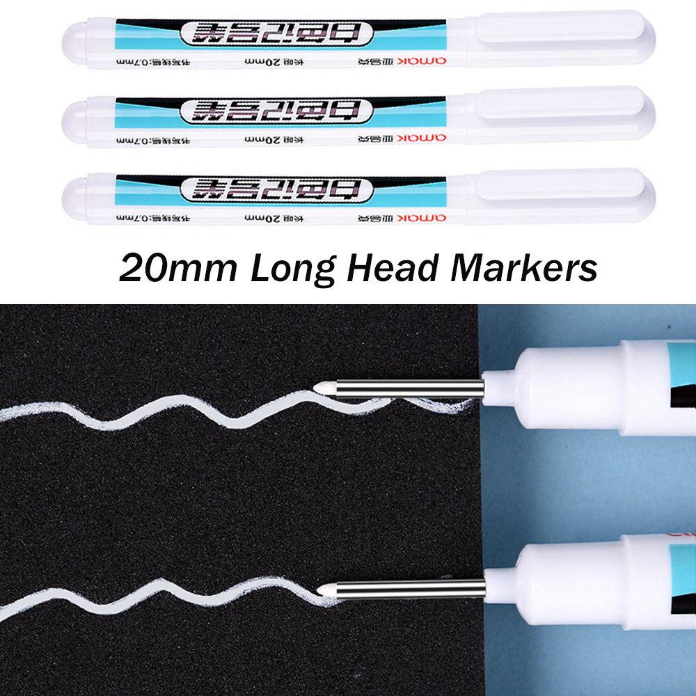 Depth Bathroom Home Decor Hareware Processing Deep Hole Marker Long Head Markers Marker Pen